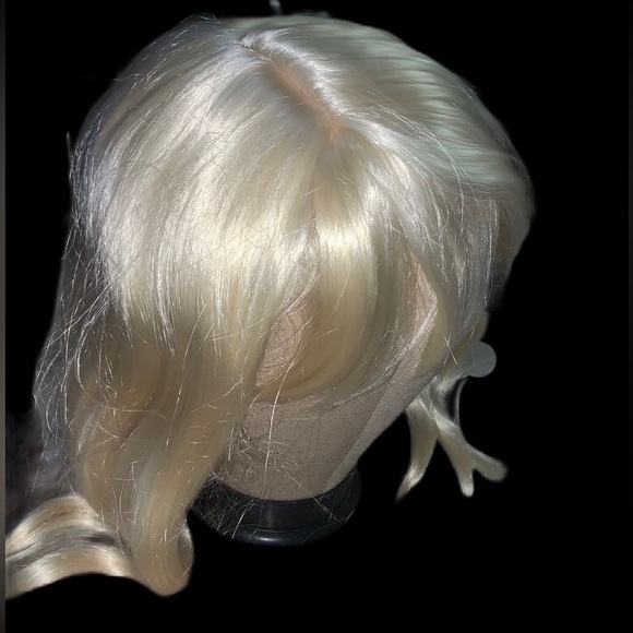 New Long Wavy Bob style Blonde wig Halloween Costume Cosplay Spider Gwen - Picture 3 of 5